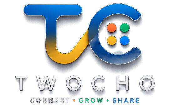 TWOCHO · CONNECT · GROW · SHARE